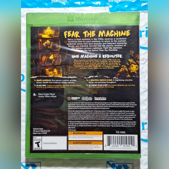 Bendy and the Ink Machine - XB1 (NEW) - Picture 2 of 3